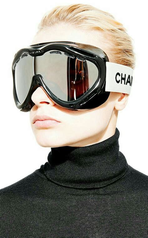 vintage chanel ski goggles|*SUPER RARE* CHANEL Vintage CC Logo Ski Goggles Snow .